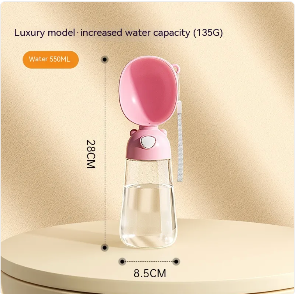 Portable Pet Water Bottle & Feeder