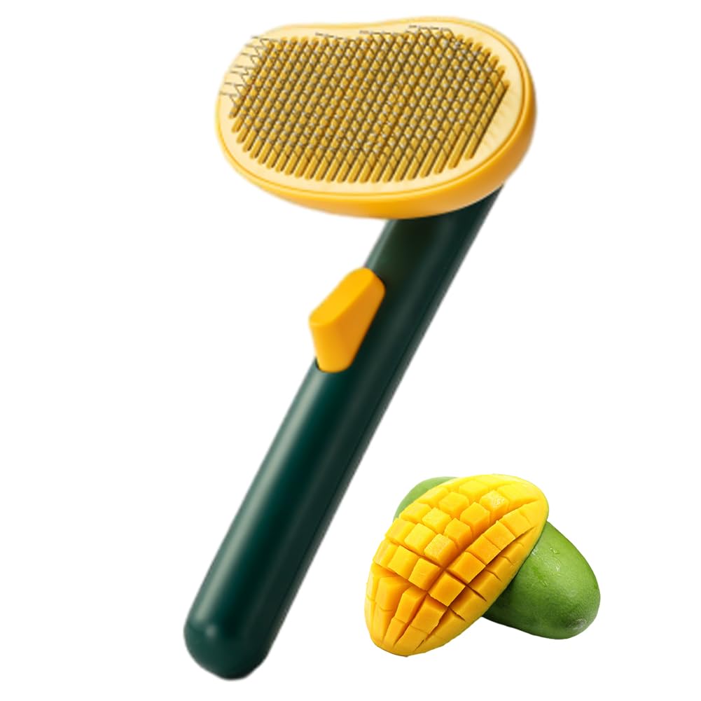 Skin-Friendly Slicker Brush – Mango