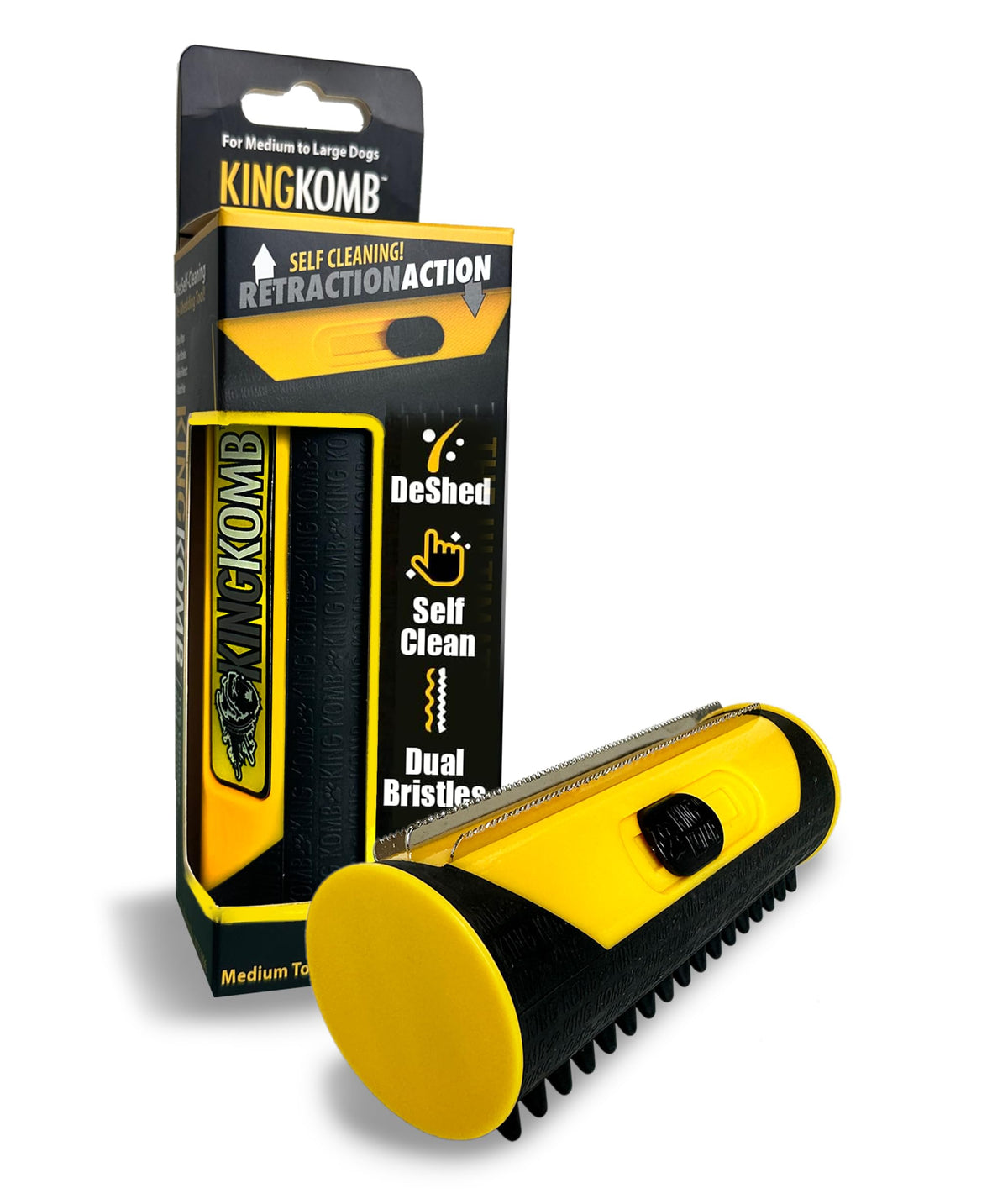 Self-Cleaning Deshedding Brush