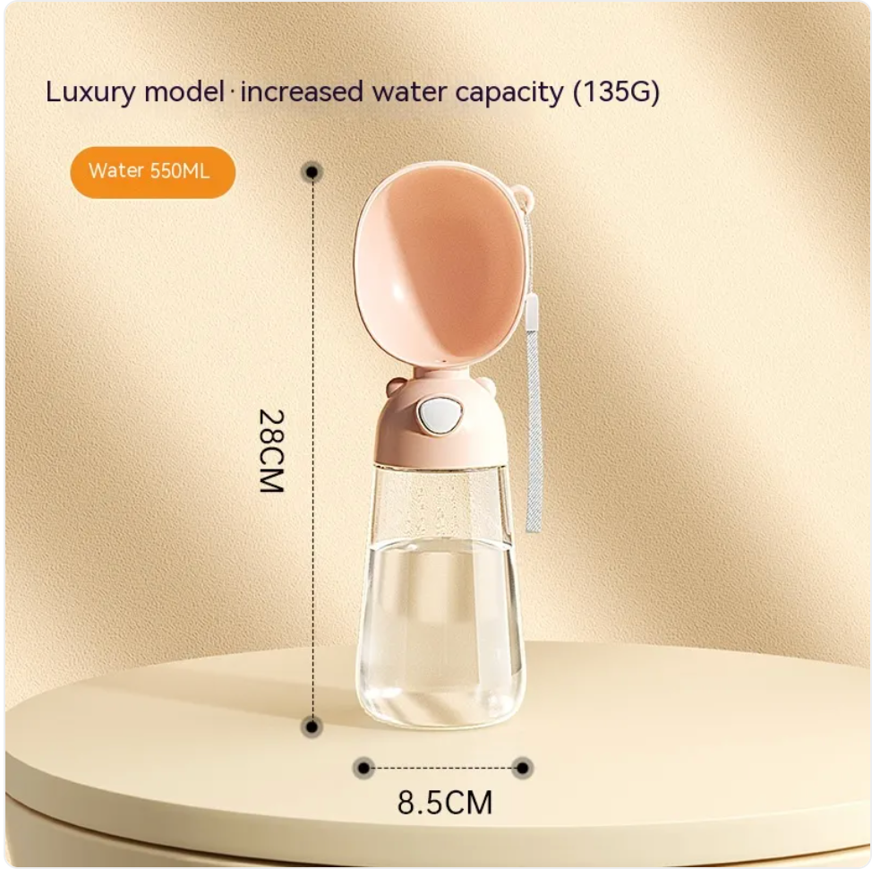 Portable Pet Water Bottle & Feeder