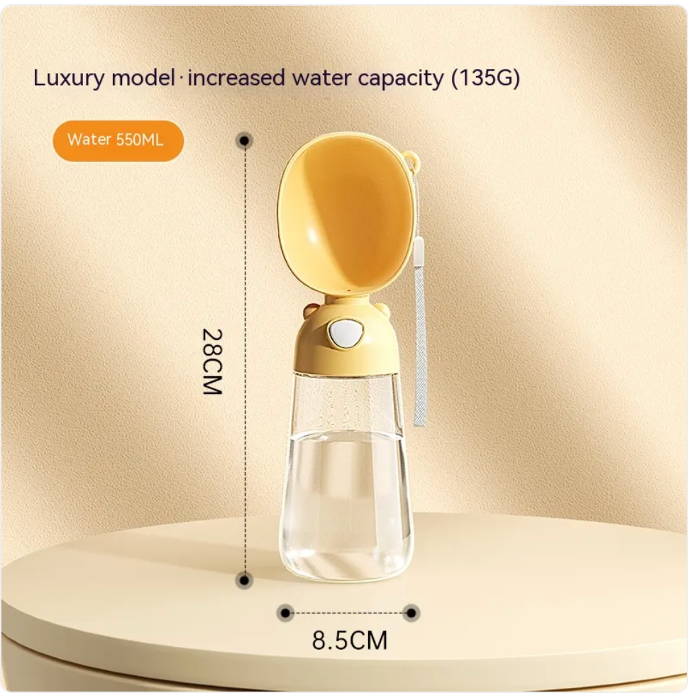 Portable Pet Water Bottle & Feeder